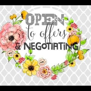 Open To Offers and Negotiating :)